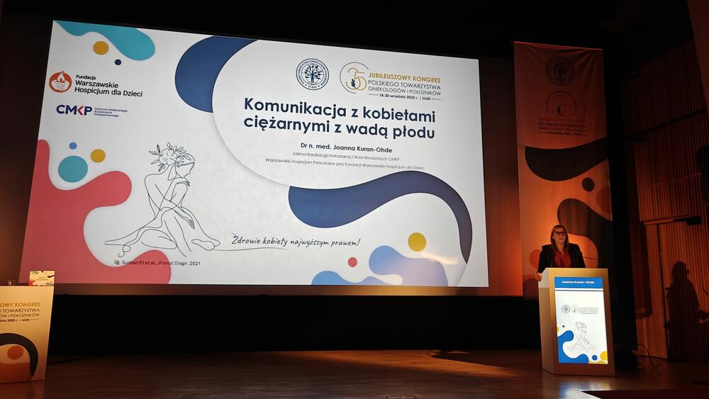dr Joanna Kuran-Ohde podczas wykładu