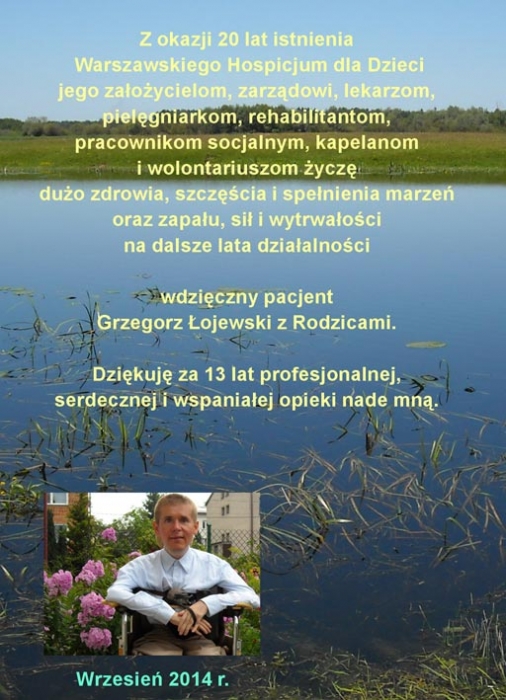 20 lat WHD - dziękujemy za życzenia - zdjęcie nr 1
