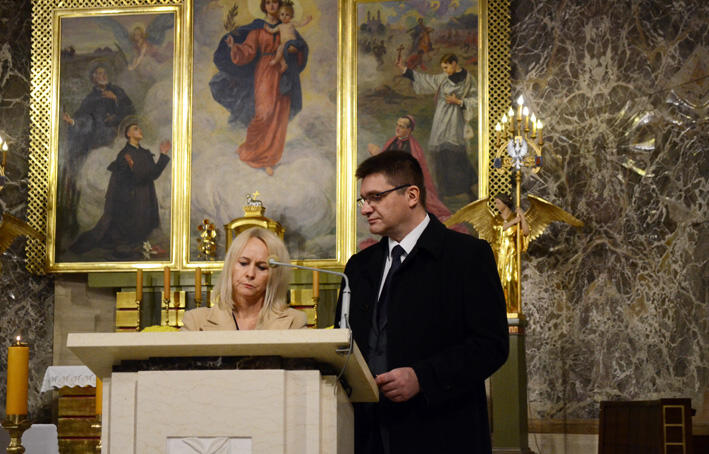 Odczytane zostały imiona i nazwiska dzieci, które zmarły w okresie od ostatniej hospicyjnej Mszy św.